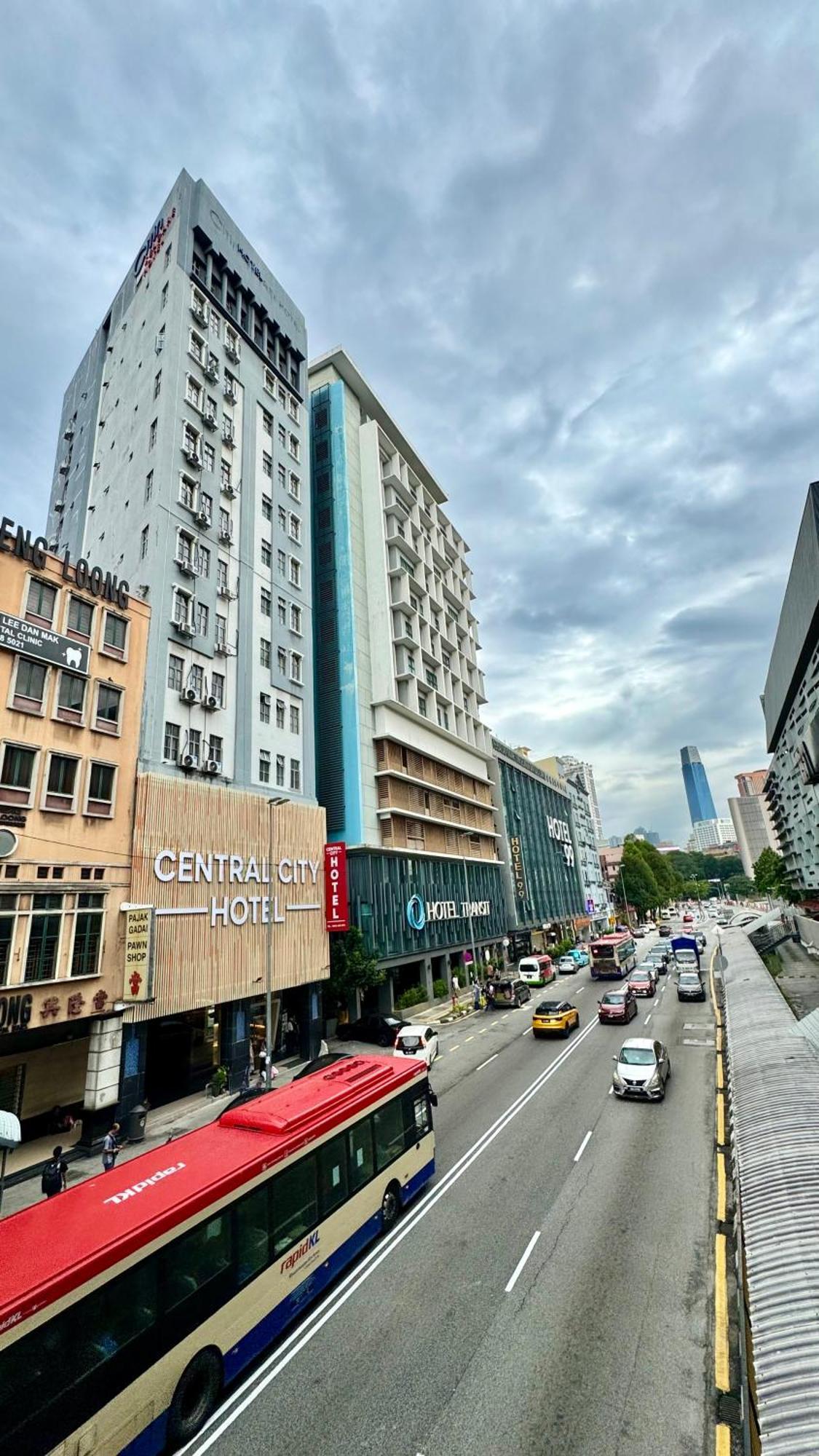 קואלה לומפור Central City Hotel Chinatown מראה חיצוני תמונה